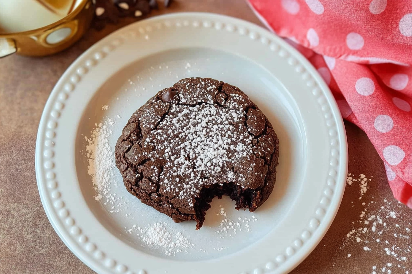 Galleta de chocolate rápida