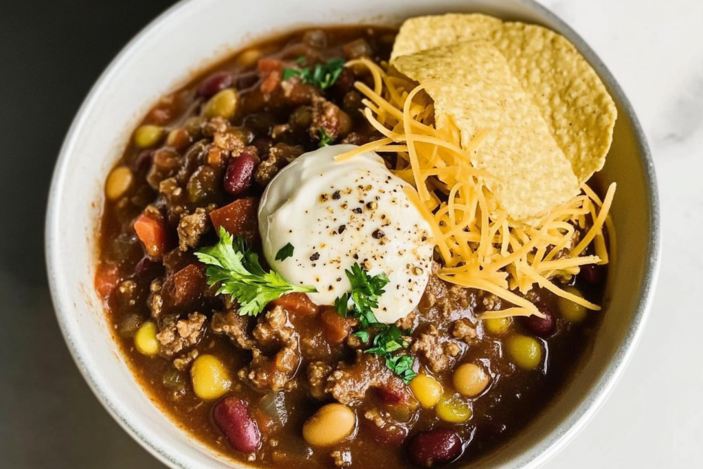 Chili con carne fácil