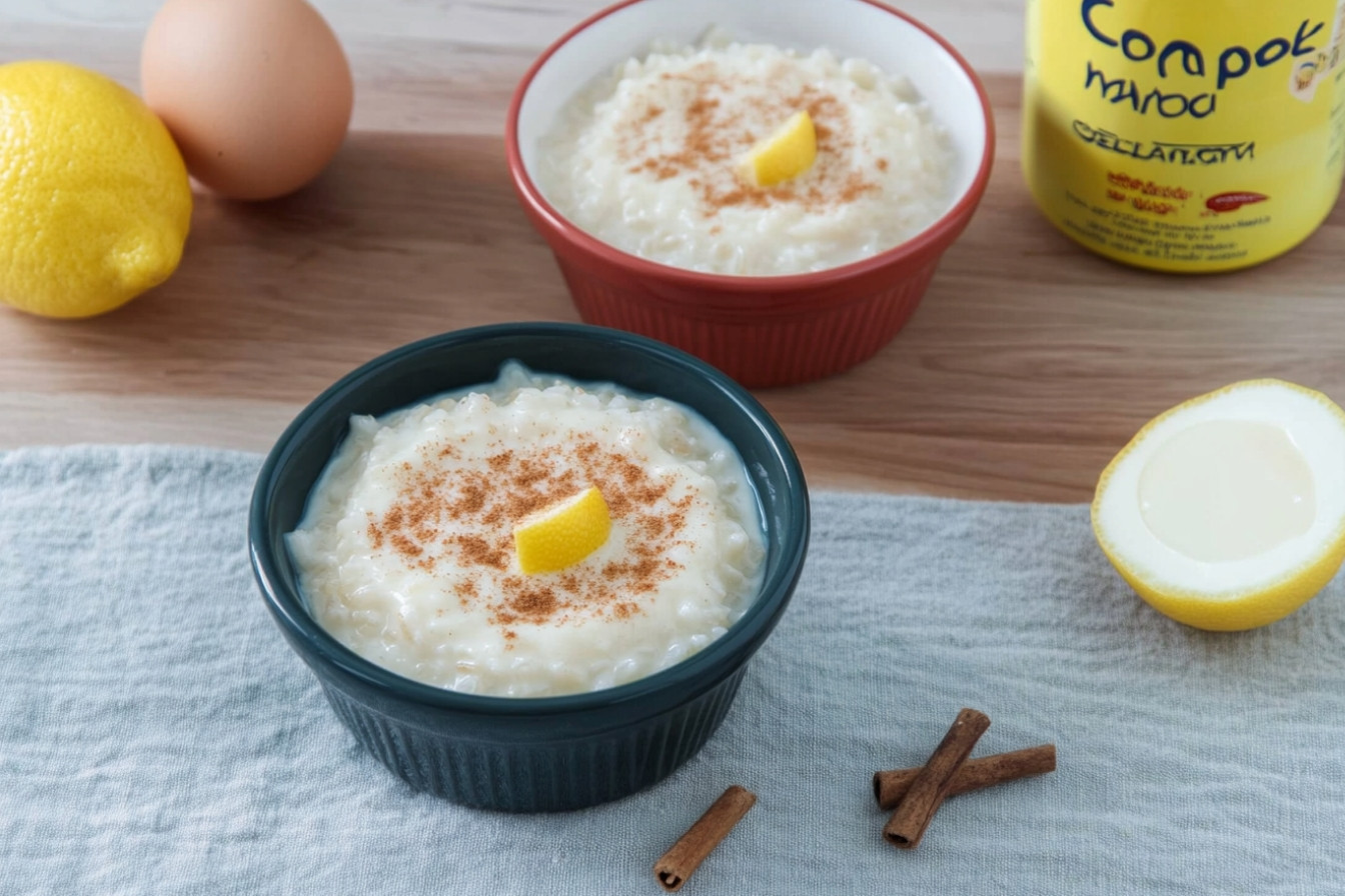 Arroz con leche cremoso