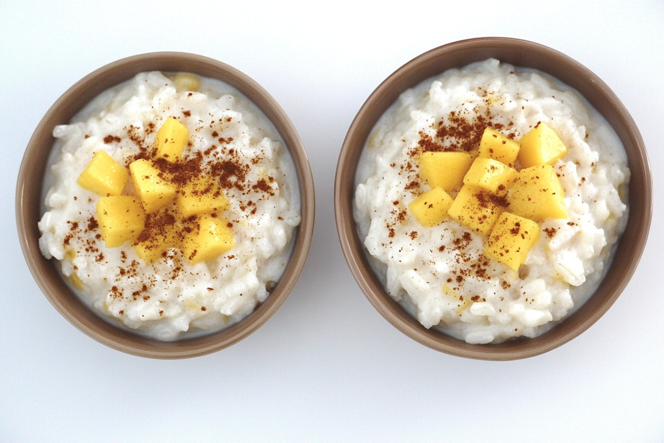 Arroz con leche de coco