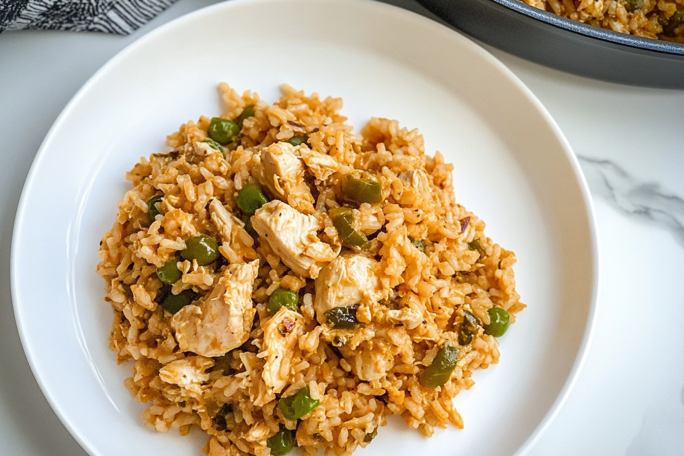 Arroz meloso con pollo