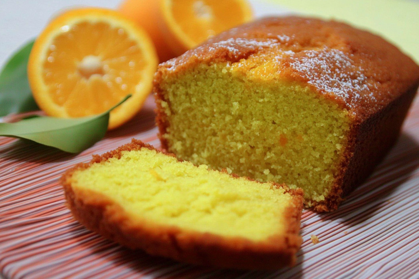Bizcocho casero de naranja