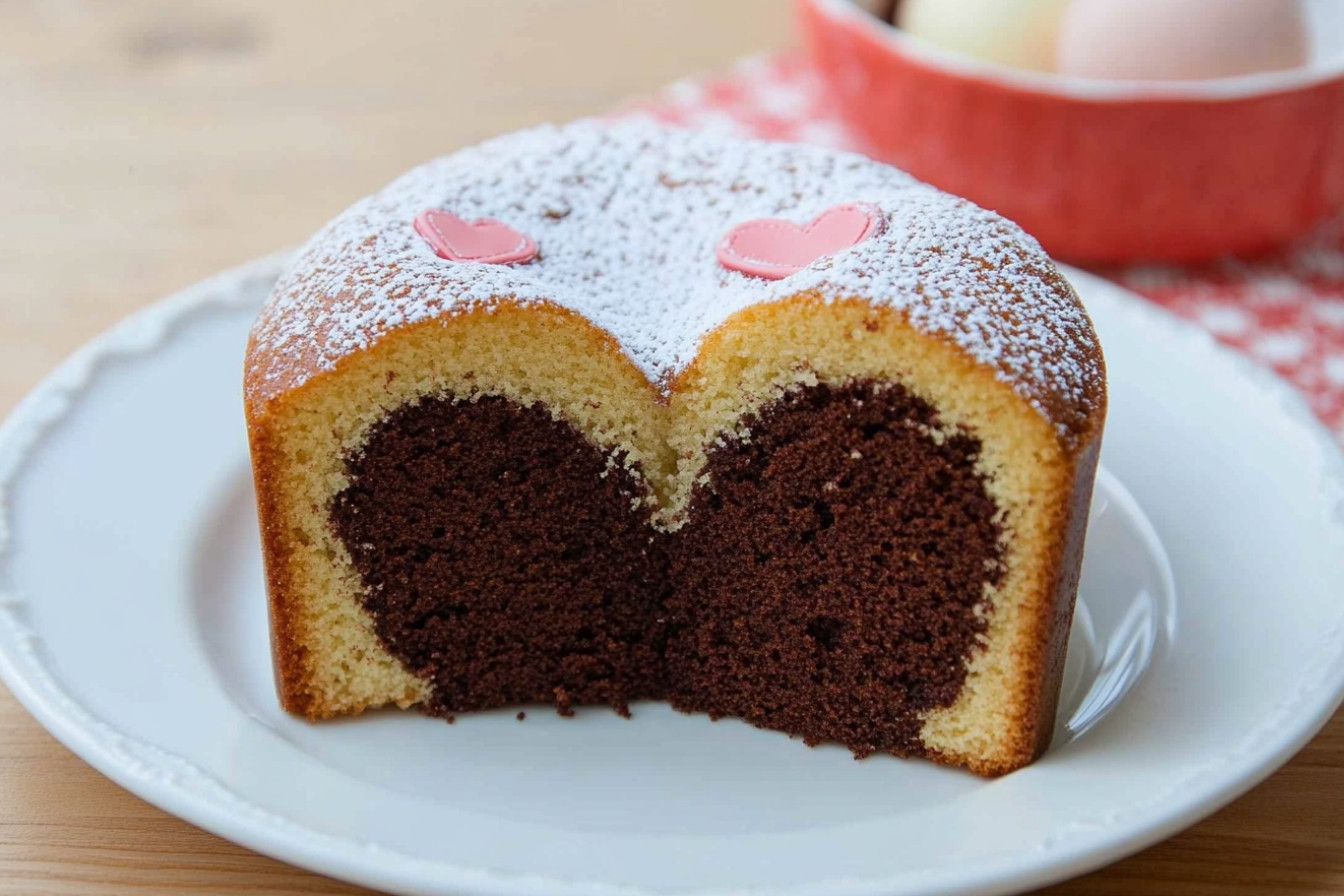 Bizcocho de San Valentín