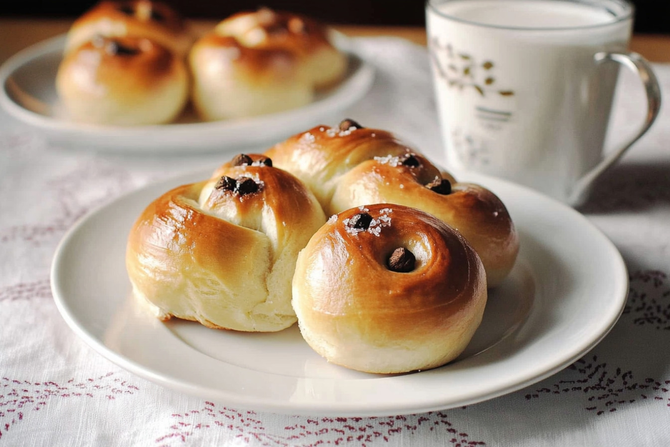 Bollos suecos de Santa Lucía