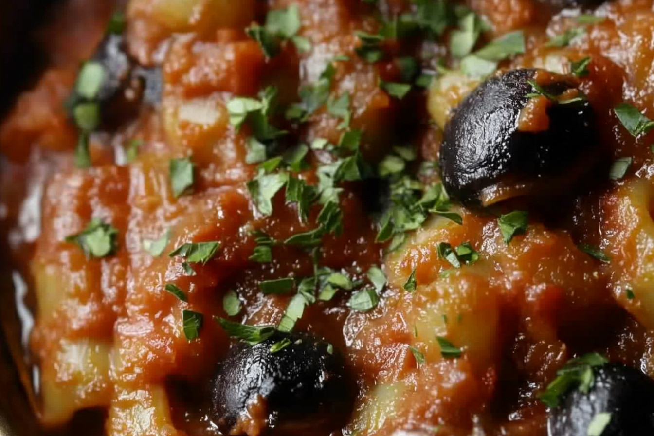Boscaiola con salsa de tomate