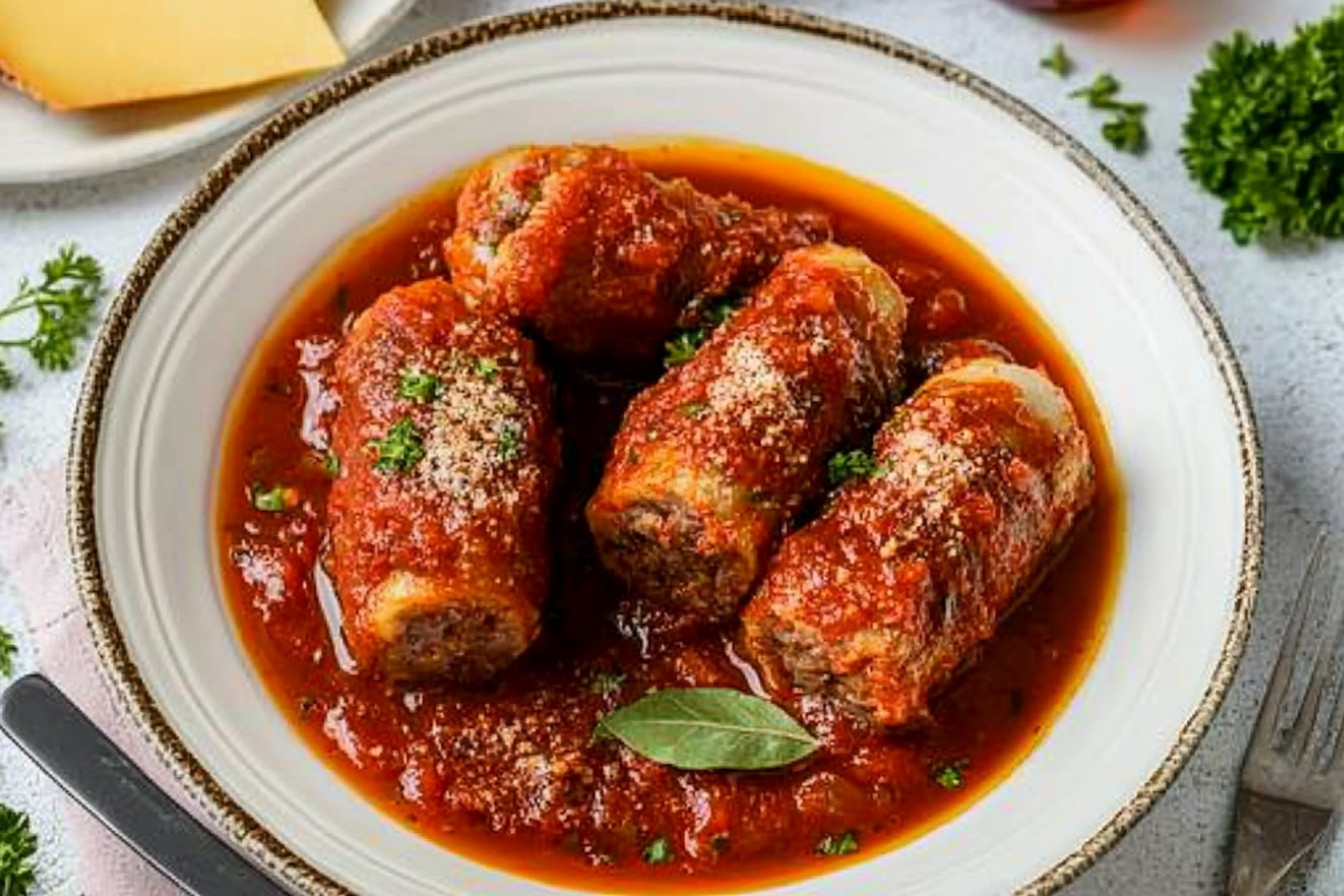 Braciole pugliesi con salsa