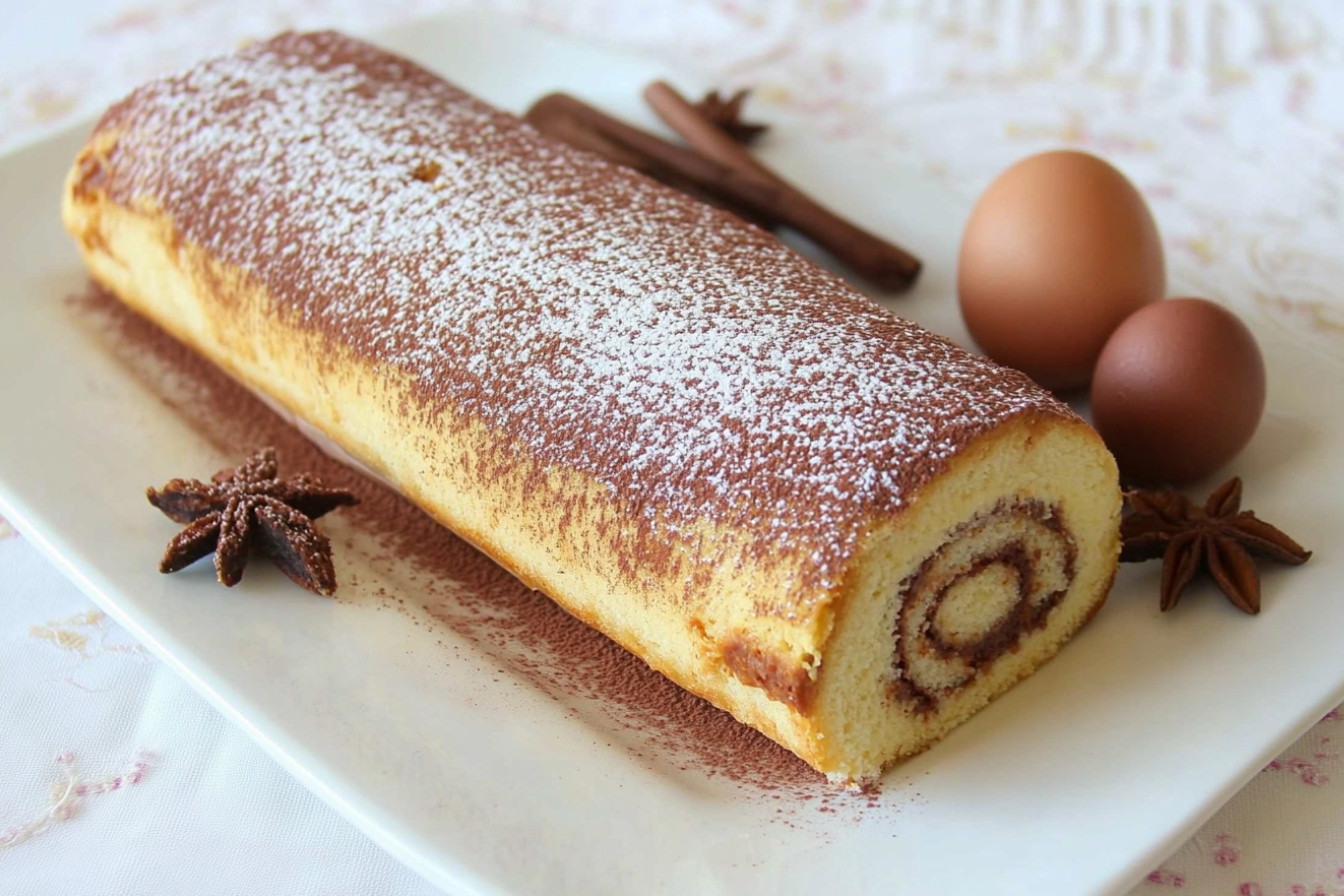 Brazo de gitano con castañas