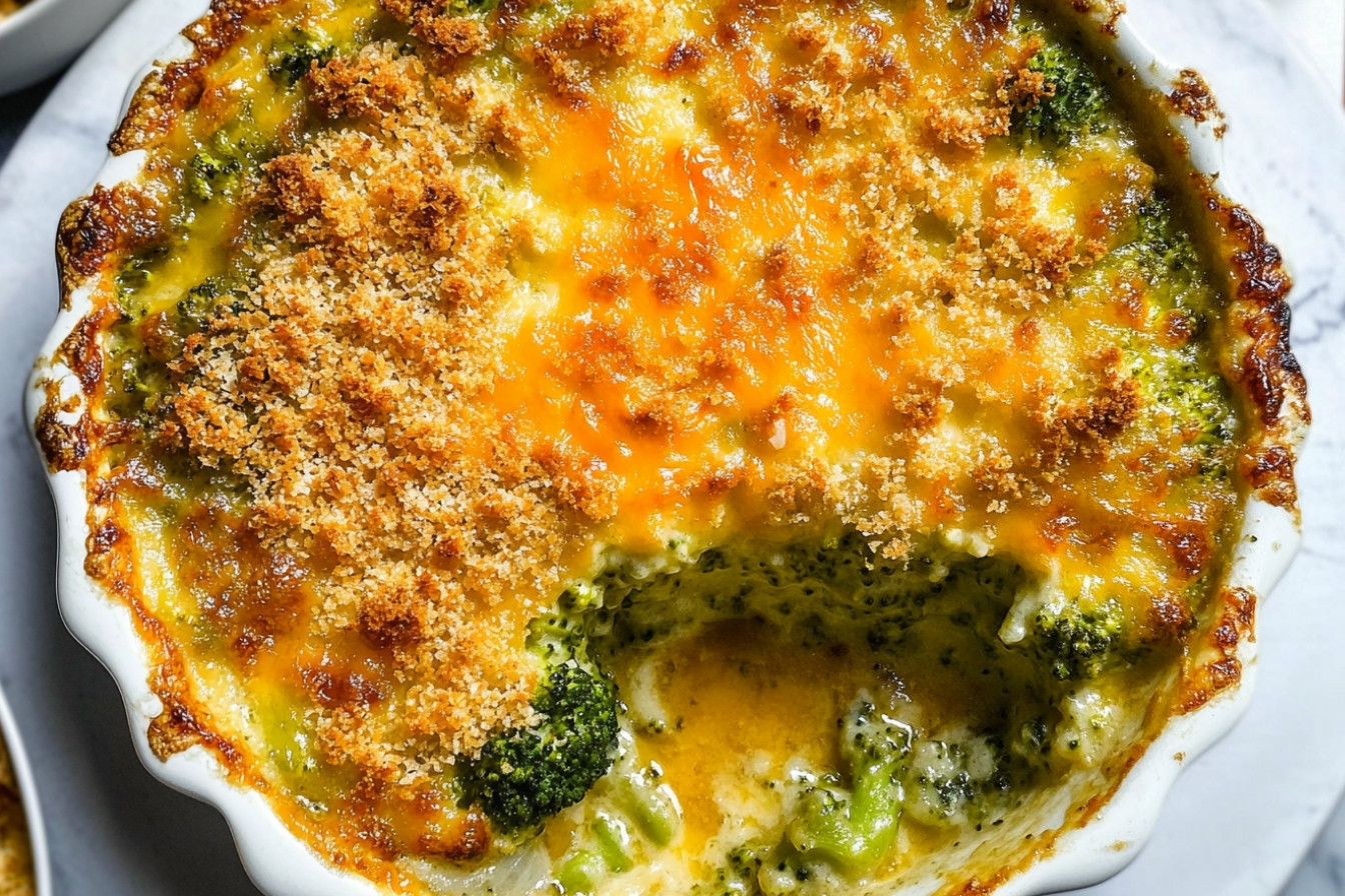 Brócoli gratinado al horno