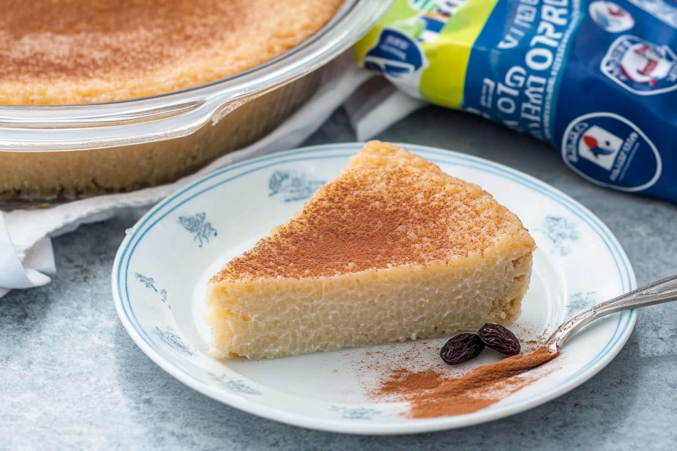 Budín de arroz con leche