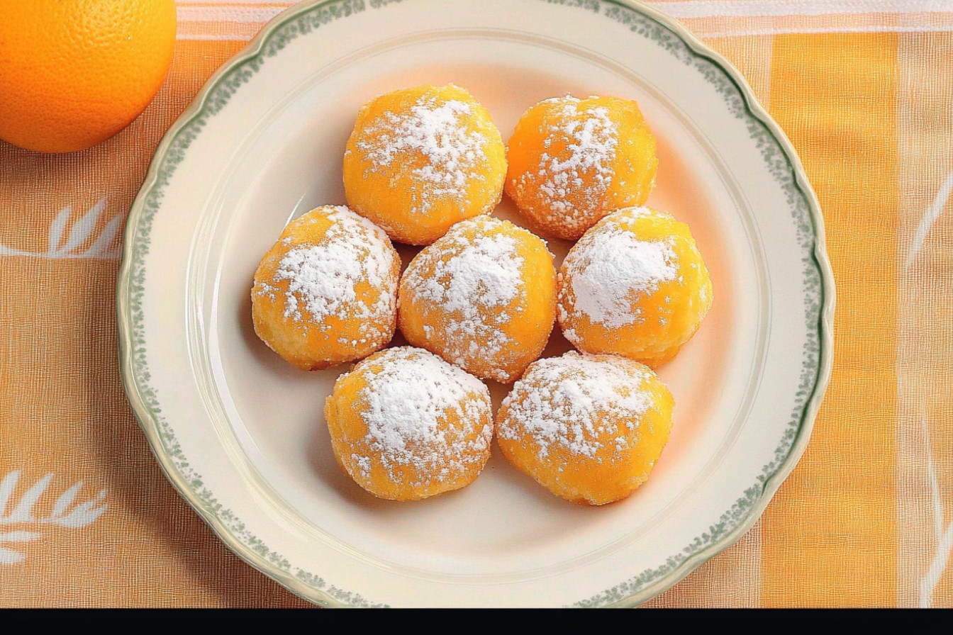 Buñuelos dulces de naranja