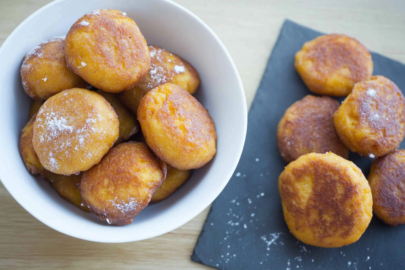 Buñuelos dulces de patata