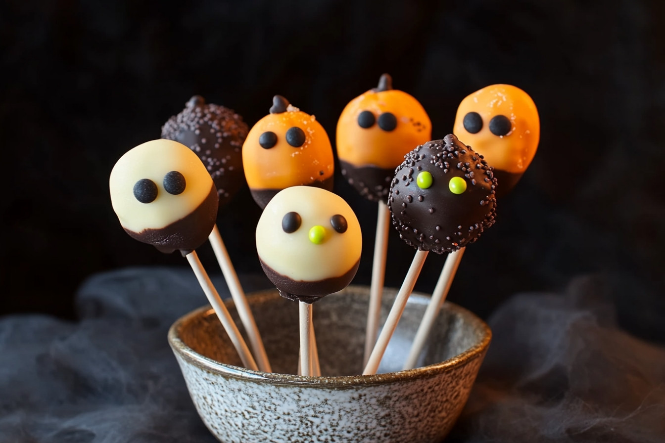 Cake pops de calabaza