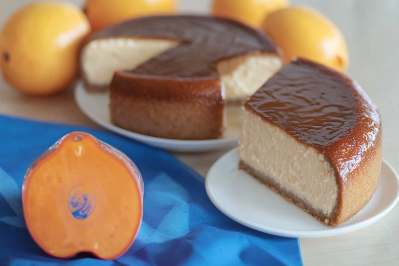 Cheesecake de kakis