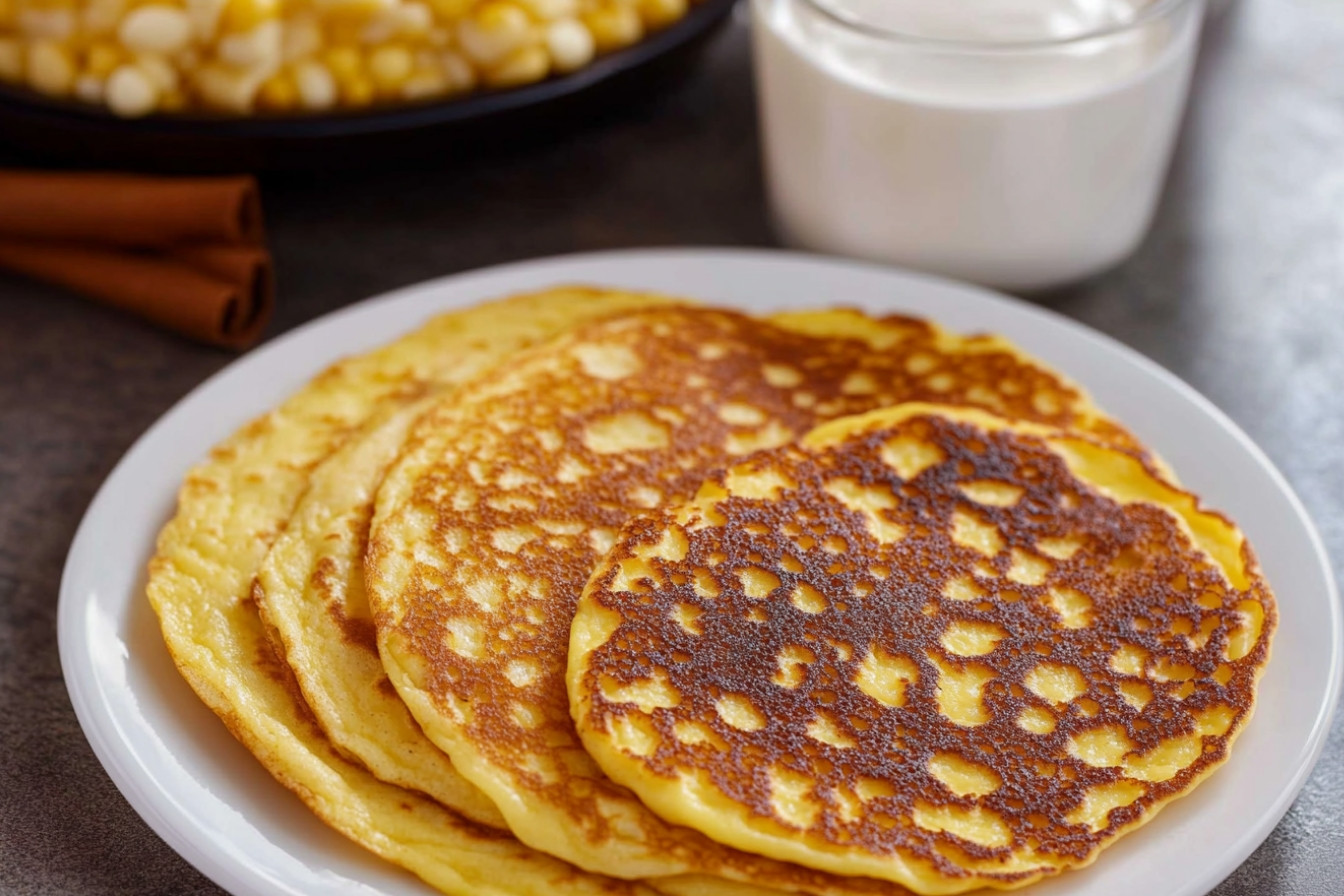 Chorreadas: Crepes de maíz