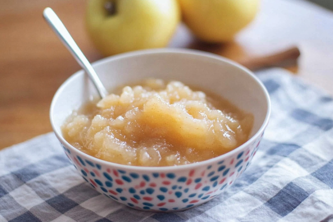 Compota de manzana casera