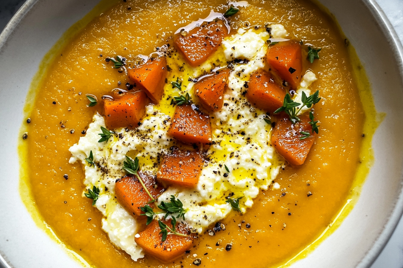 Crema de zanahorias asadas