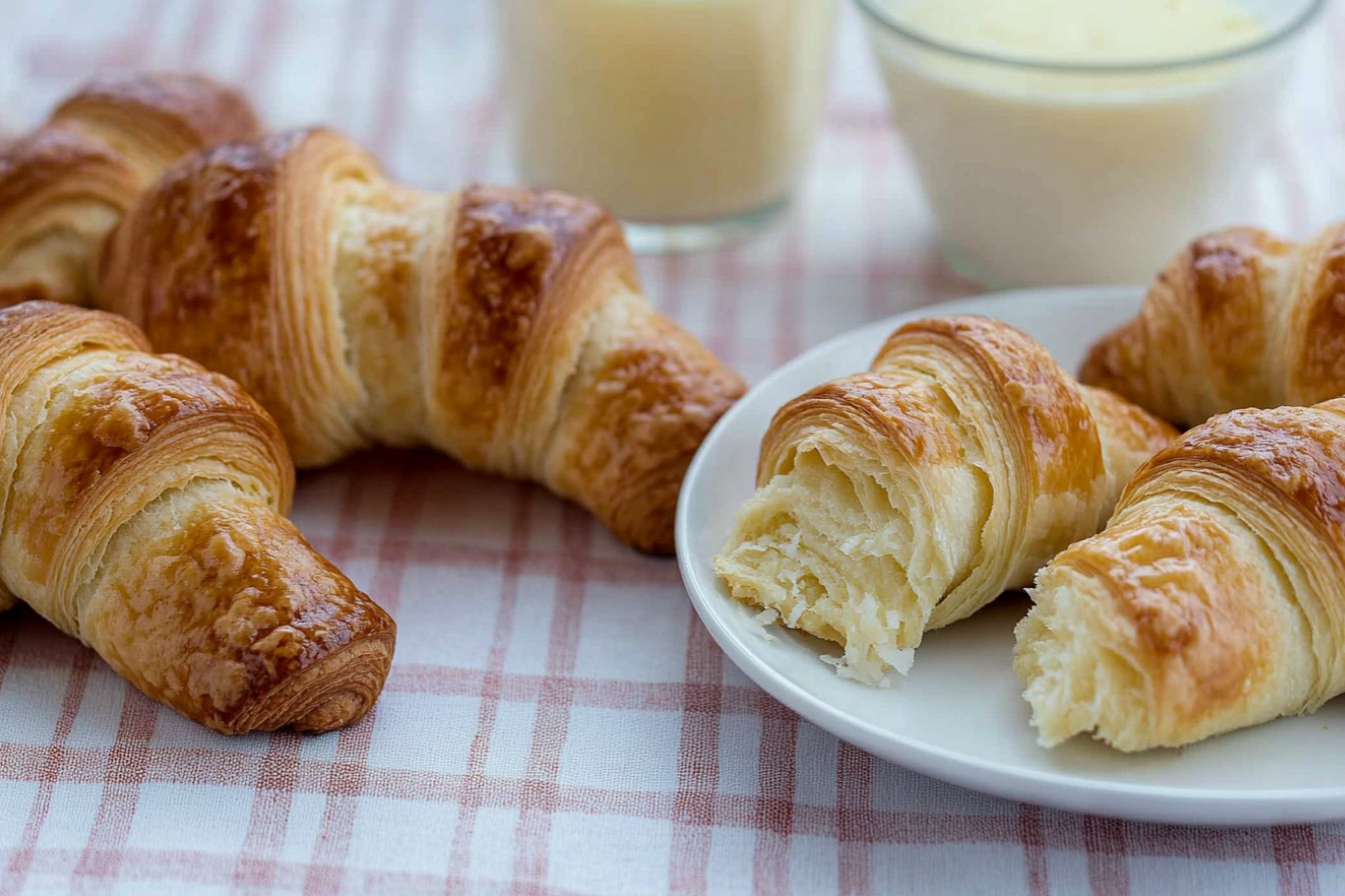 Croissants caseros rellenos