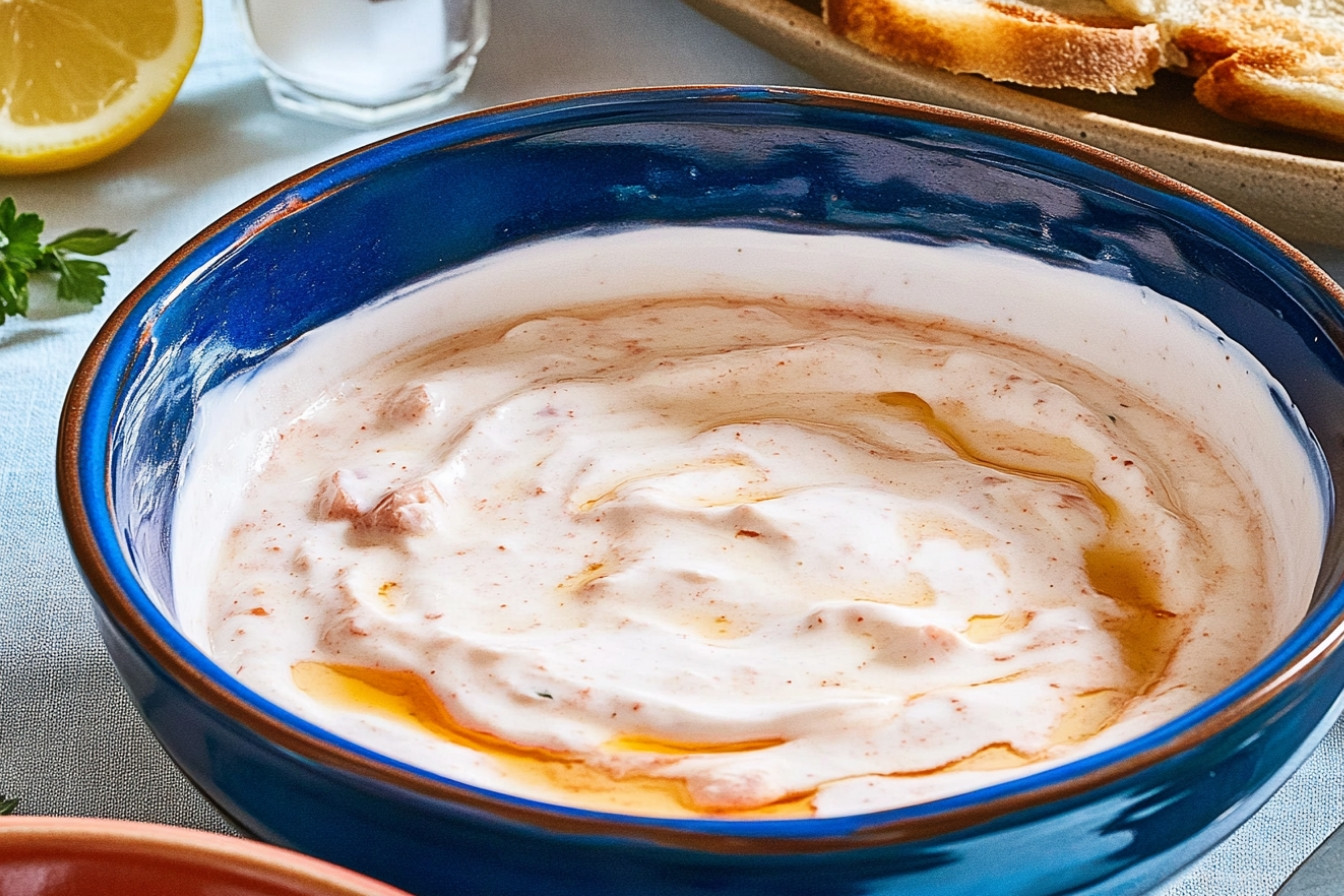 Dip de yogur picante
