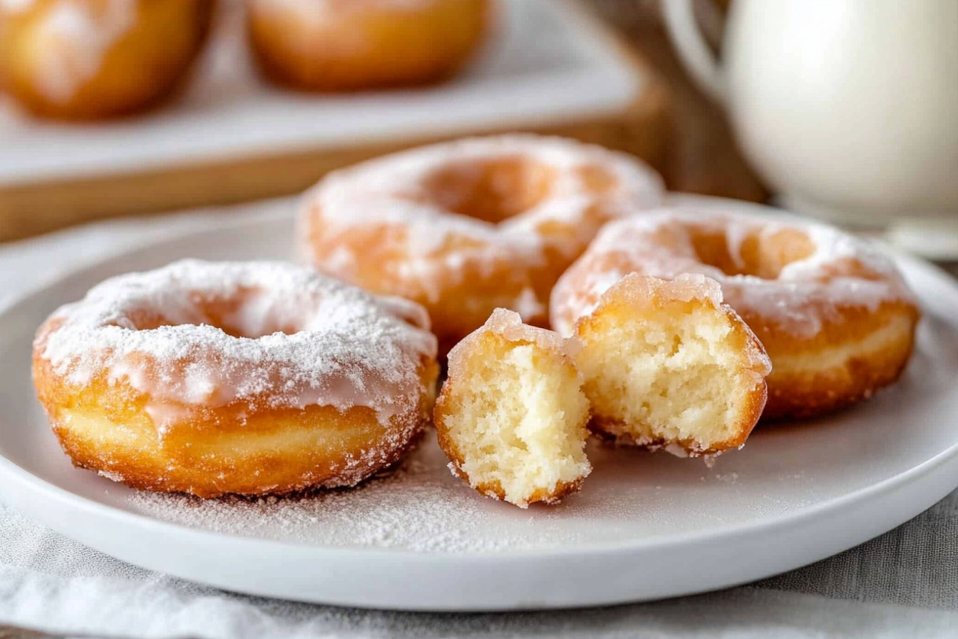 Donuts vintage de nata agria
