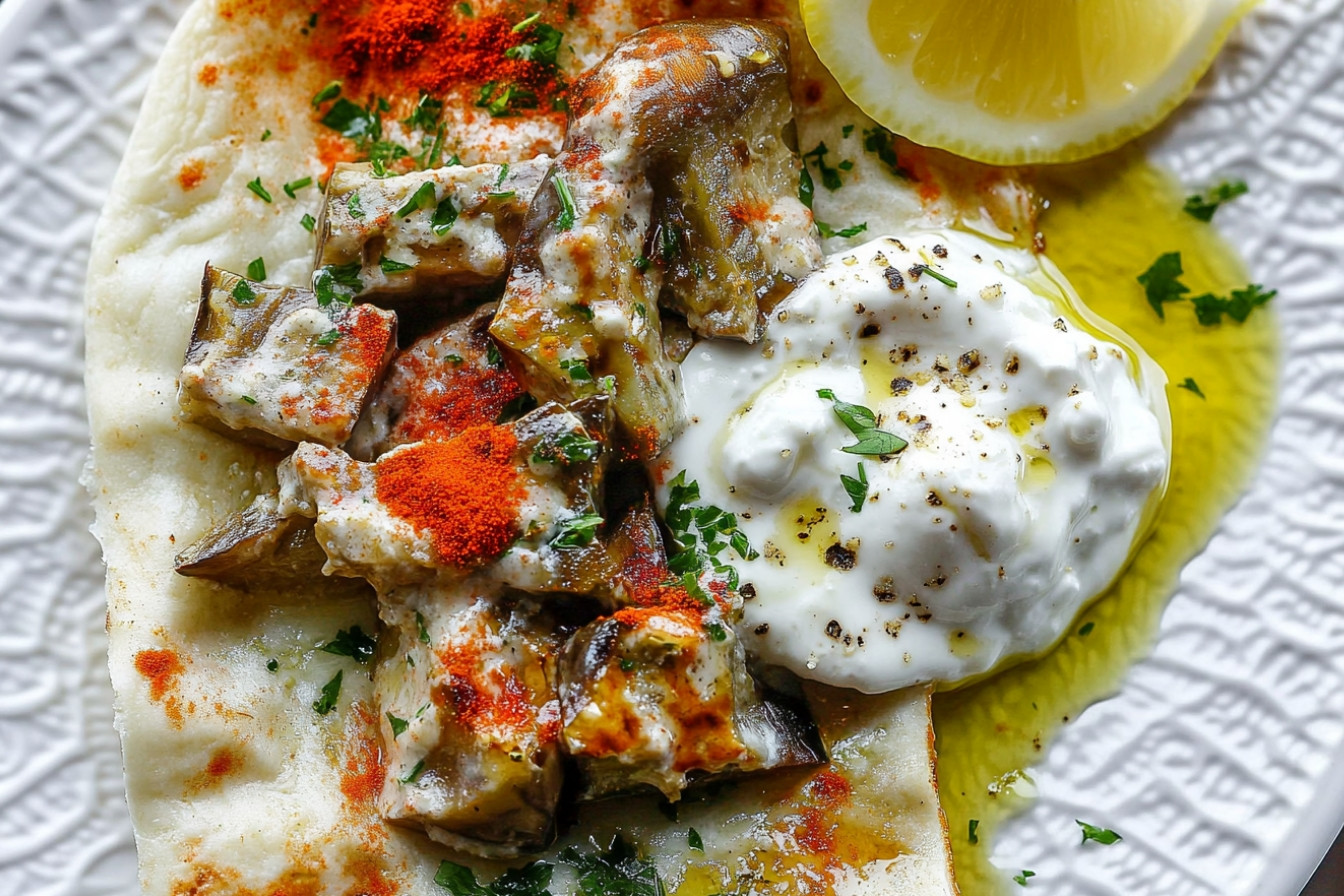 Ensalada de berenjena asada