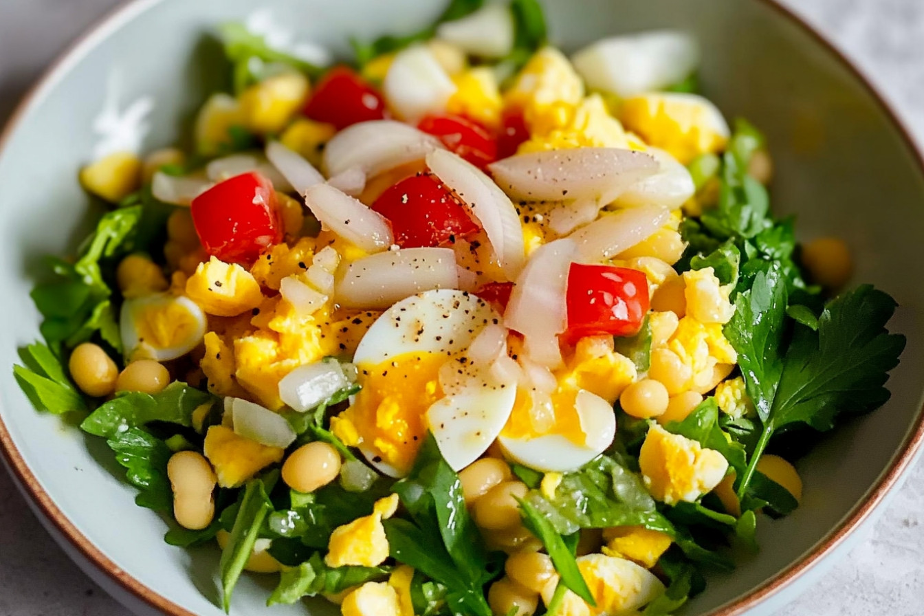 Ensalada de judías blancas