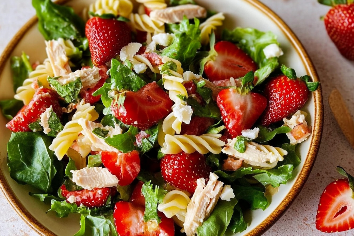 Ensalada de pasta con pavo