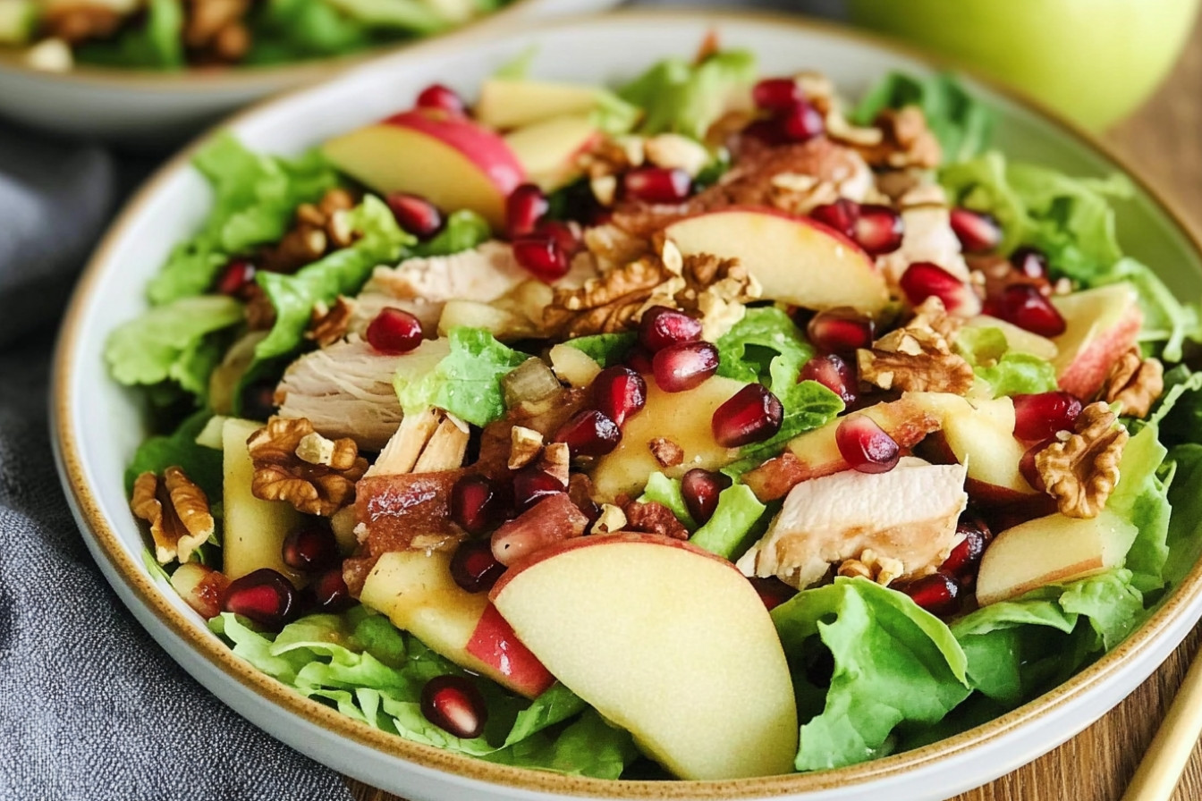 Ensalada de pollo con granada