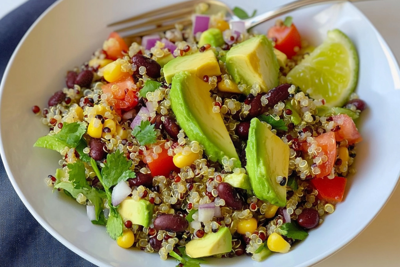 Ensalada de quinua y frijoles