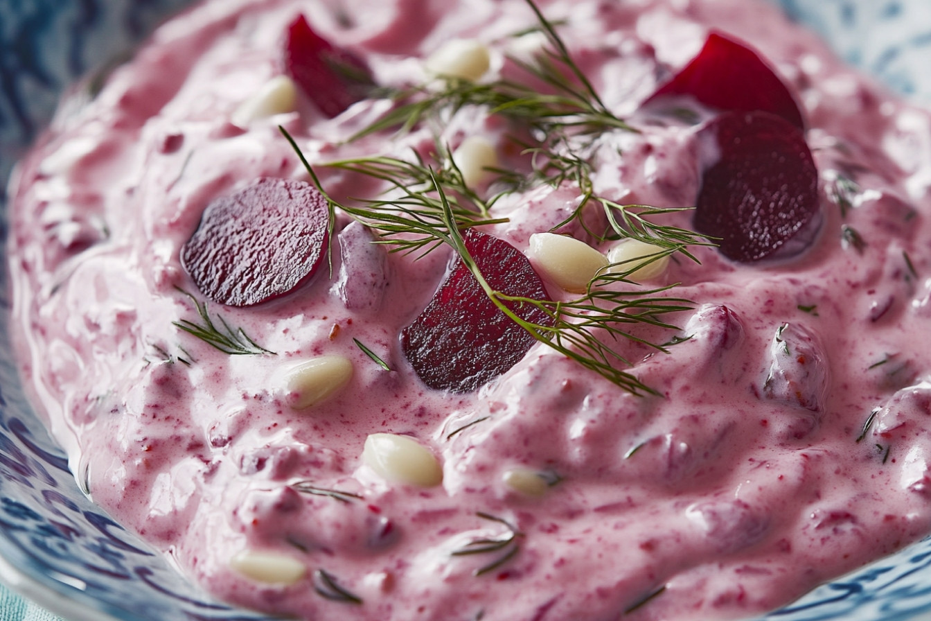 Ensalada de remolacha y yogur