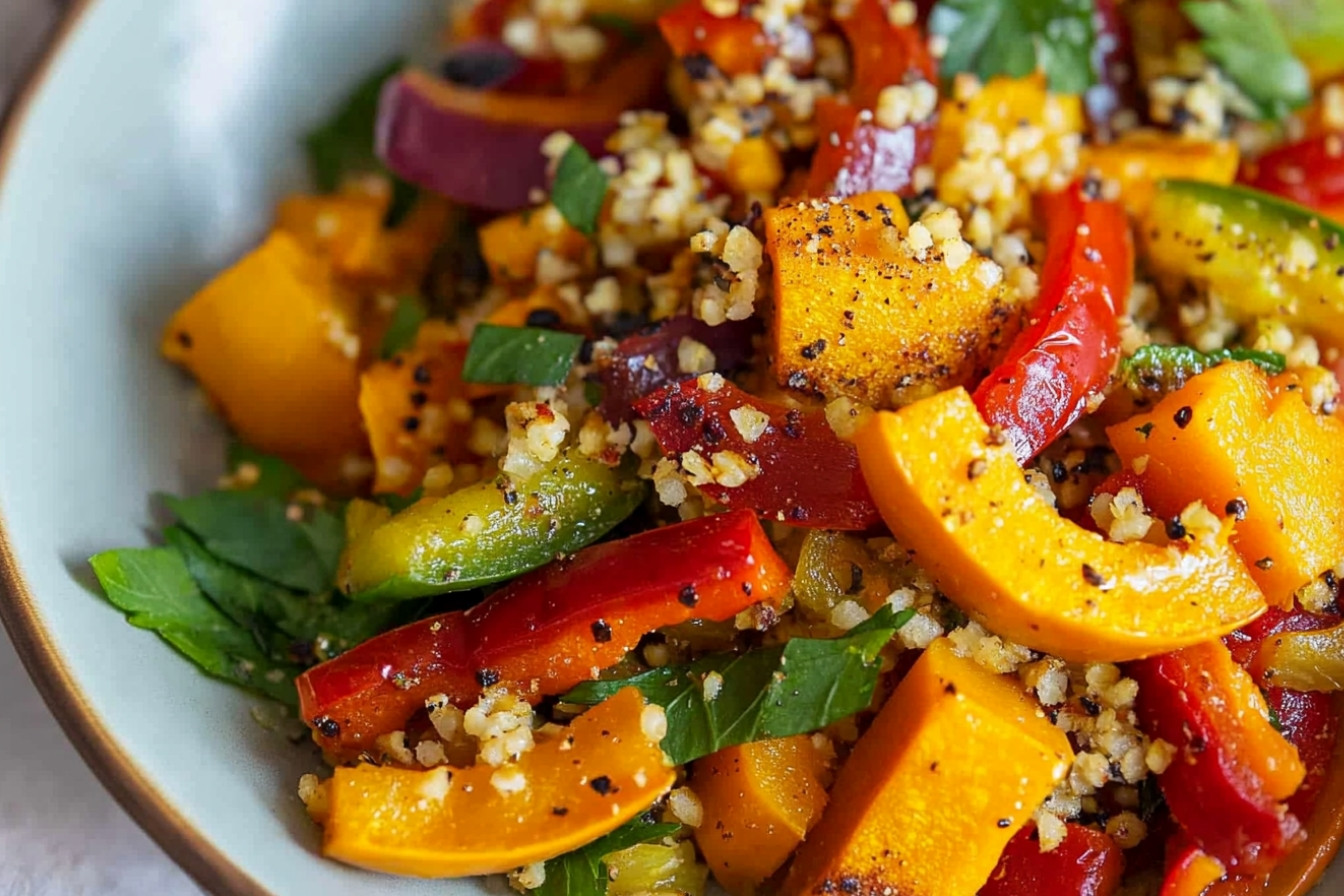 Ensalada templada de calabaza