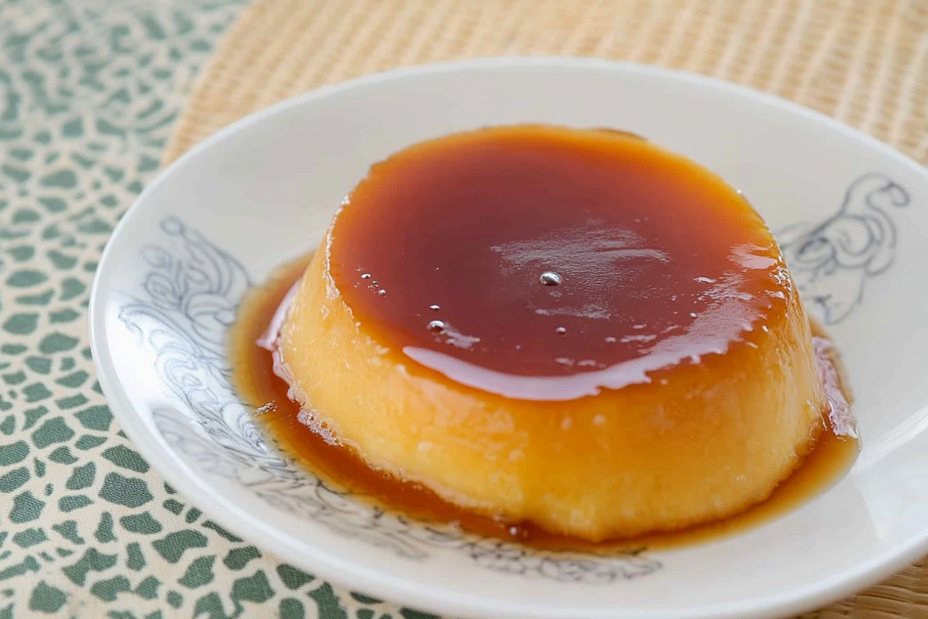 Flan chino de leche condensada