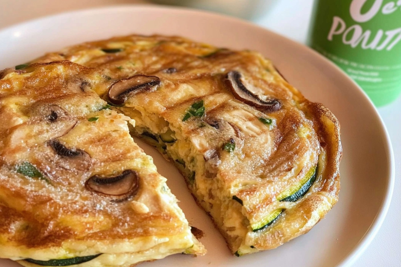 Frittata de calabacín y setas