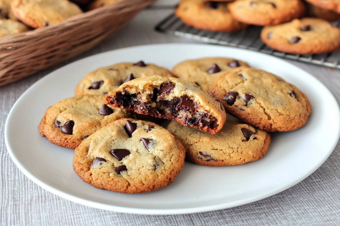 Galletas crujientes de chocolate