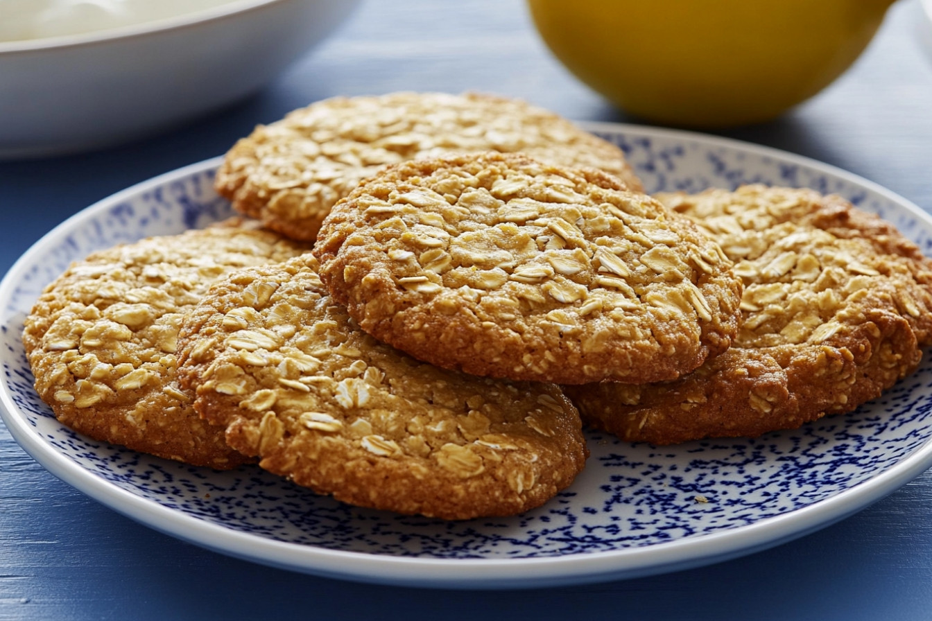 Galletas de avena y limón