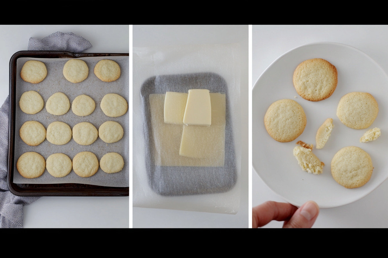 Galletas de queso y vainilla