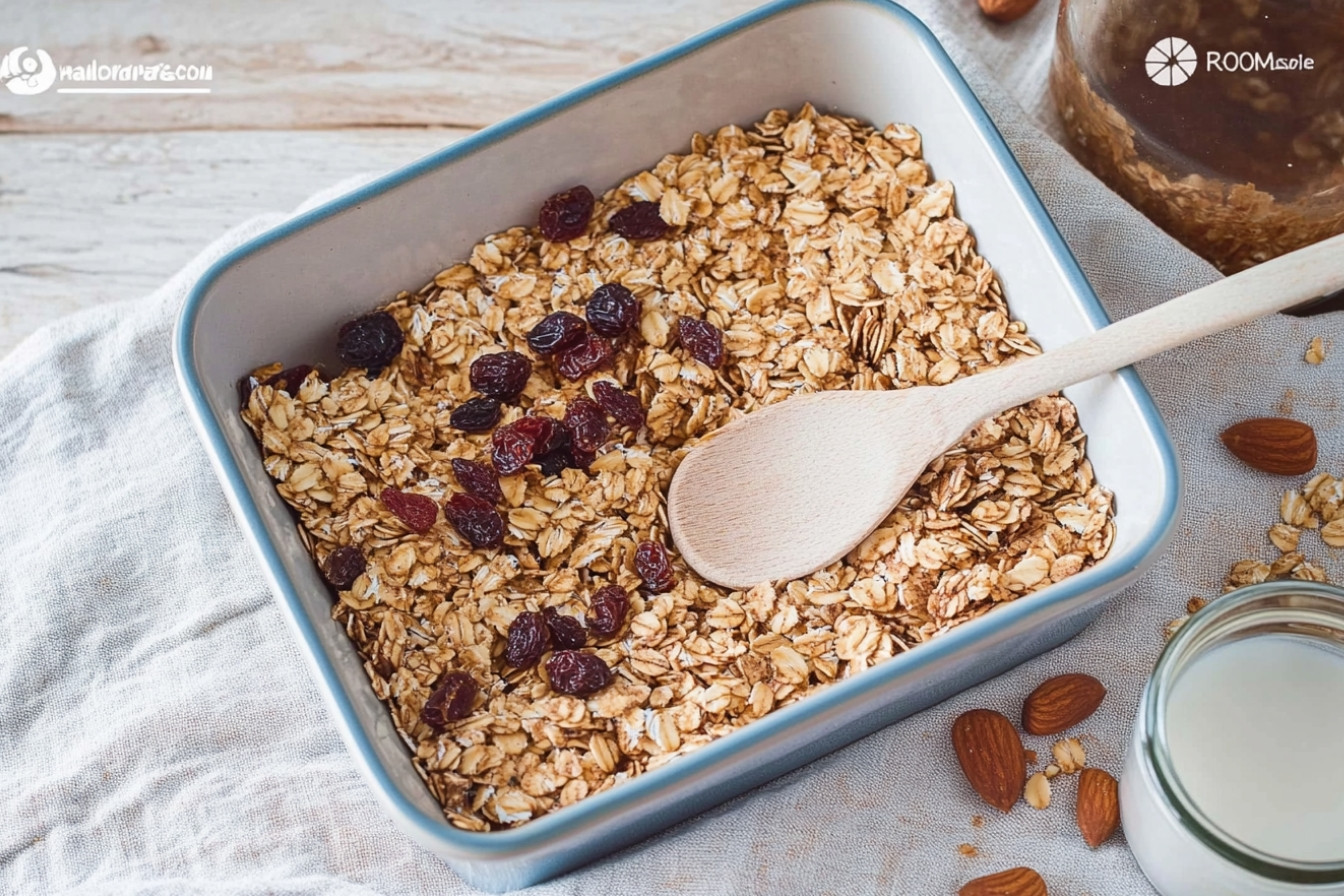 Granola casera con pipas de girasol