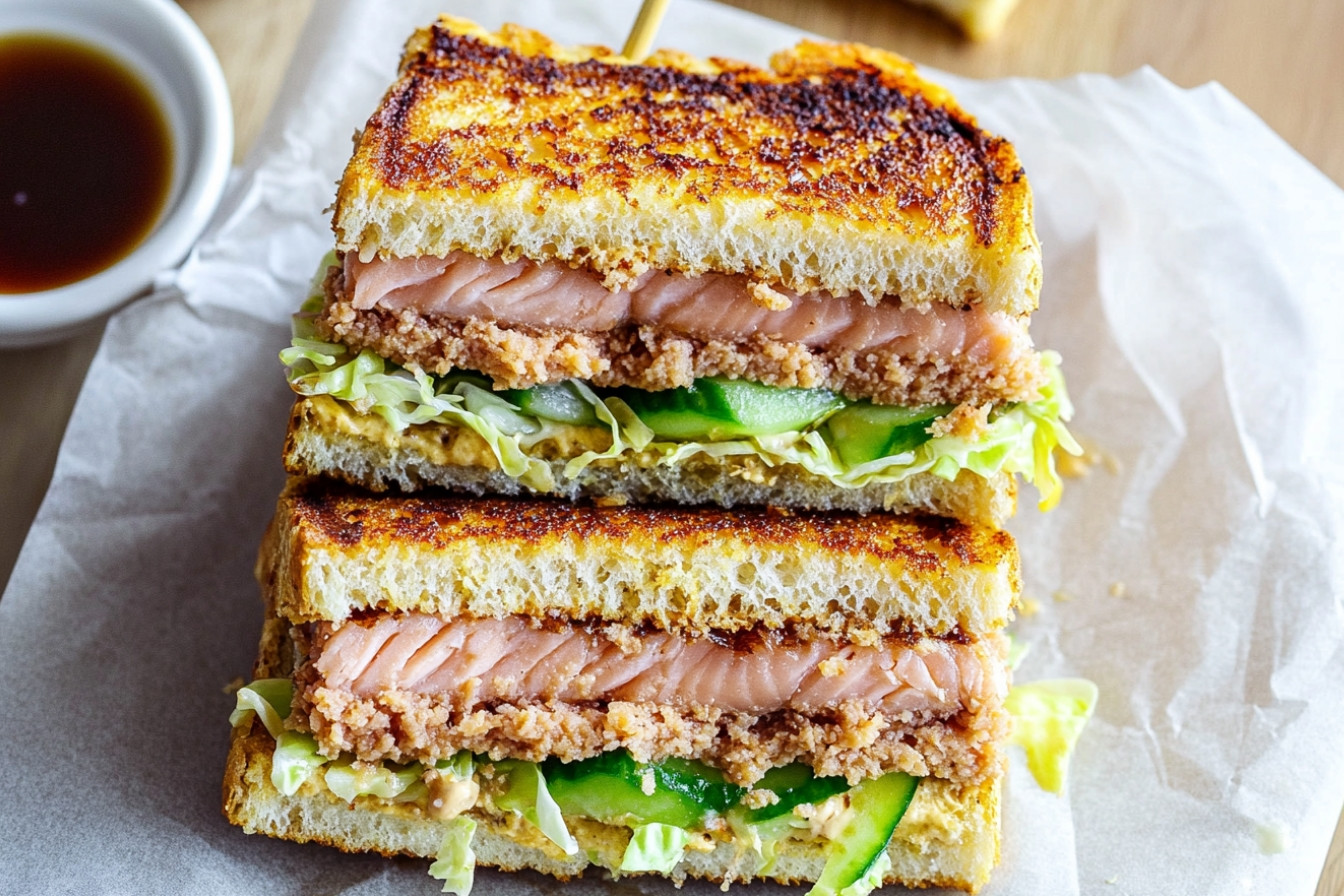 Katsu Sando de Salmón