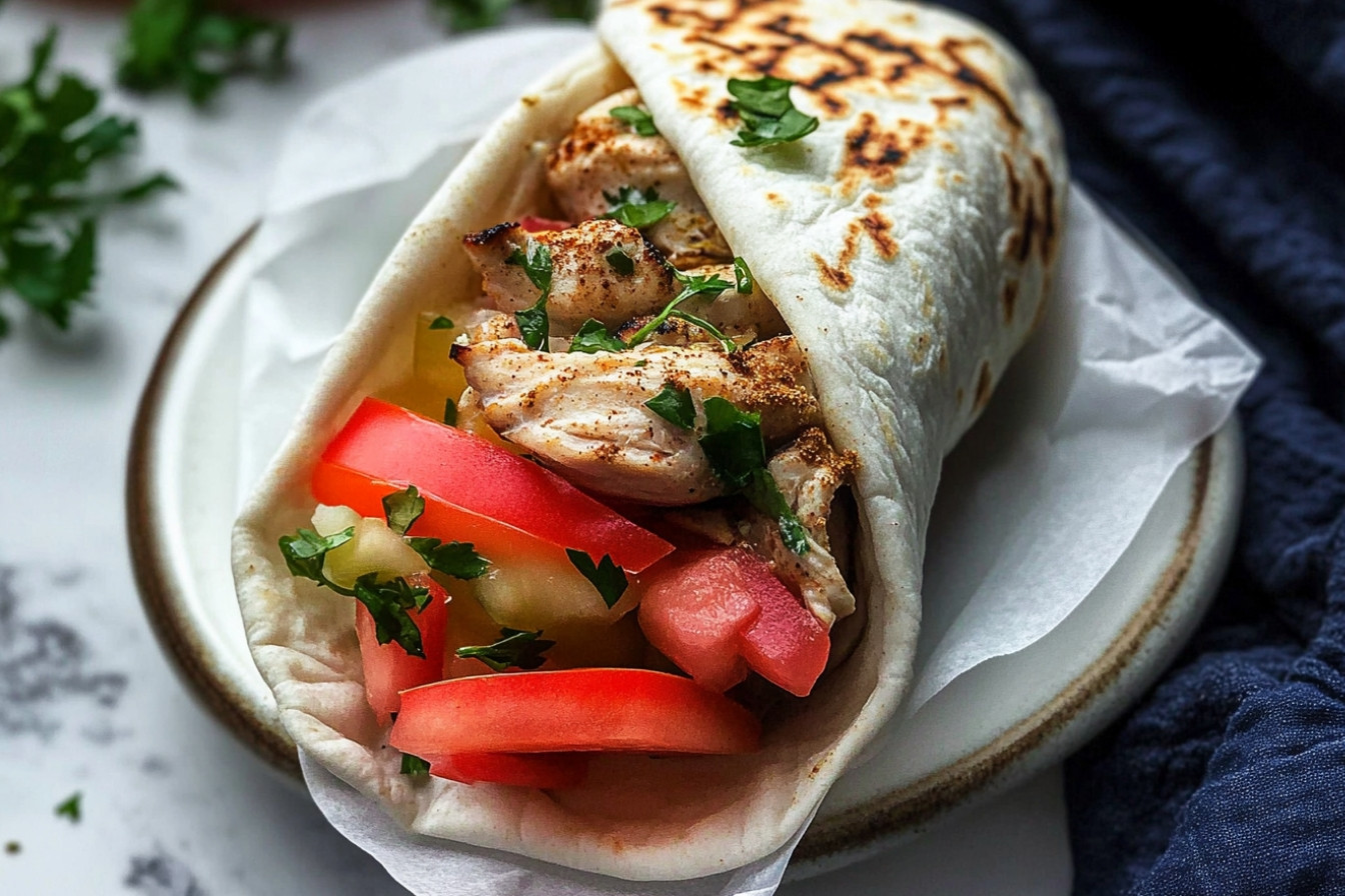Kebab de pollo en 10 minutos