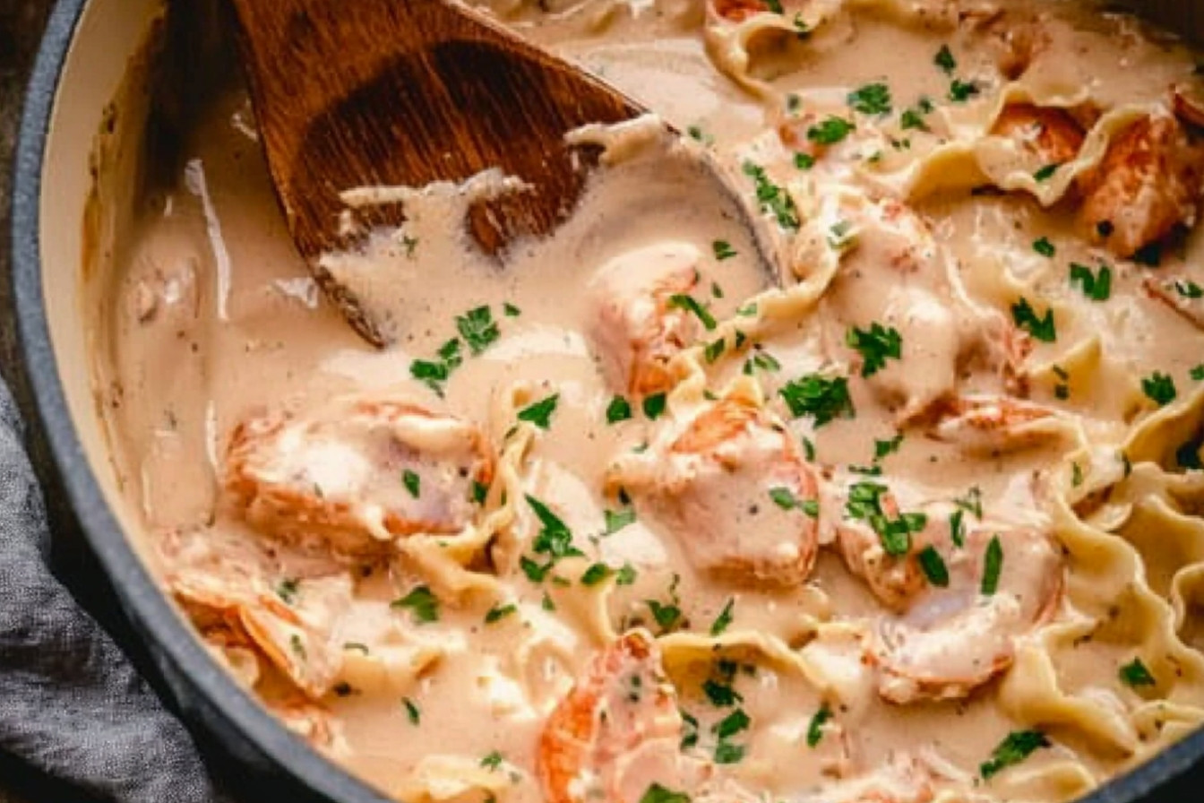 Langostas criollas a la Alfredo