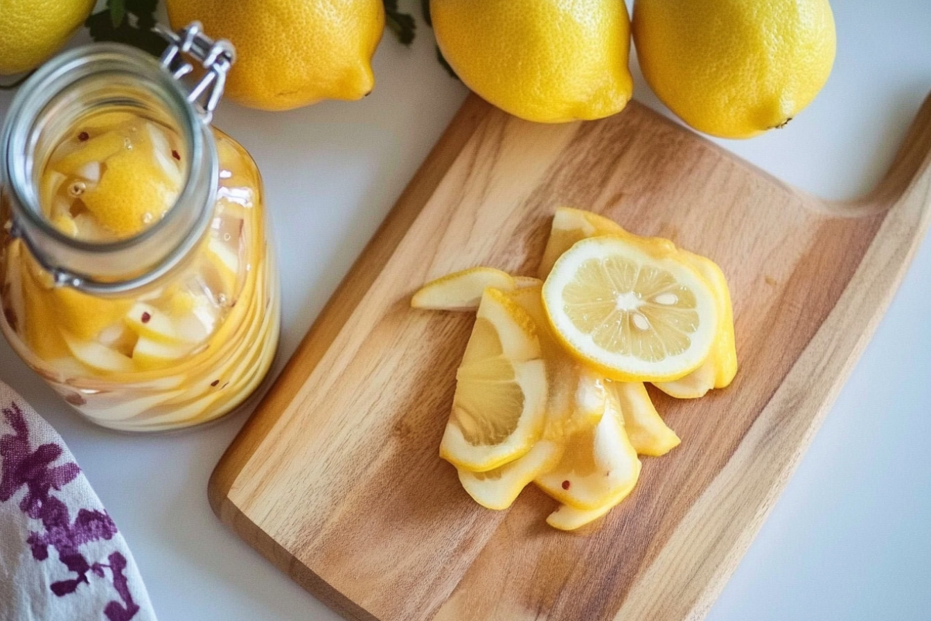 Limones encurtidos al estilo marroquí
