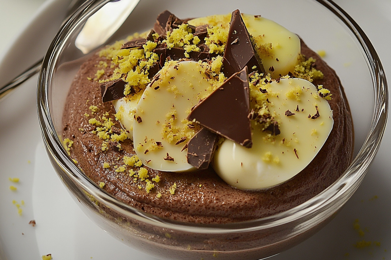 Mousse de chocolate sin azúcar