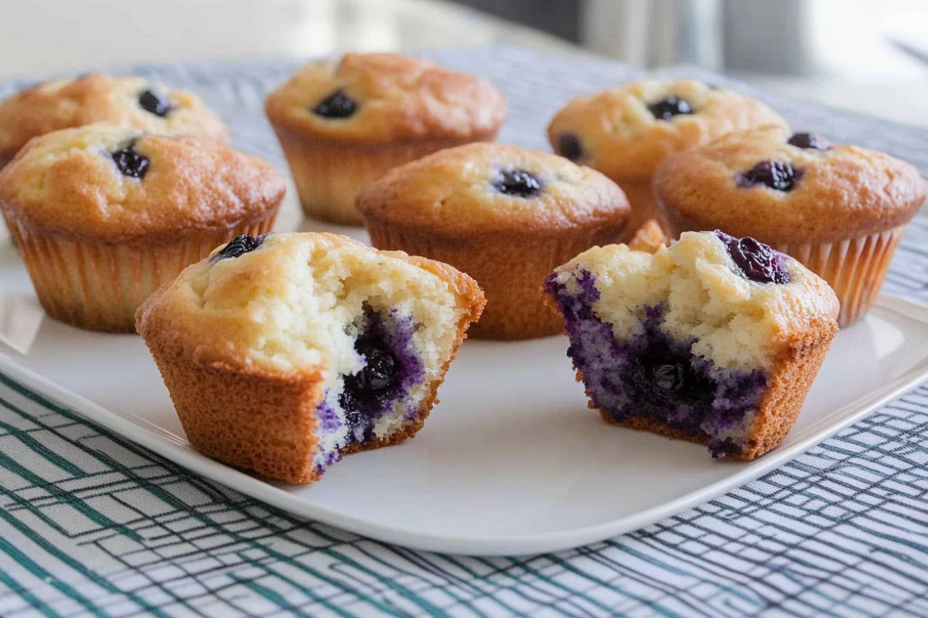 Muffins de arándanos