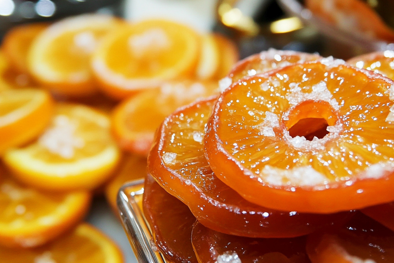 Naranjas confitadas caseras