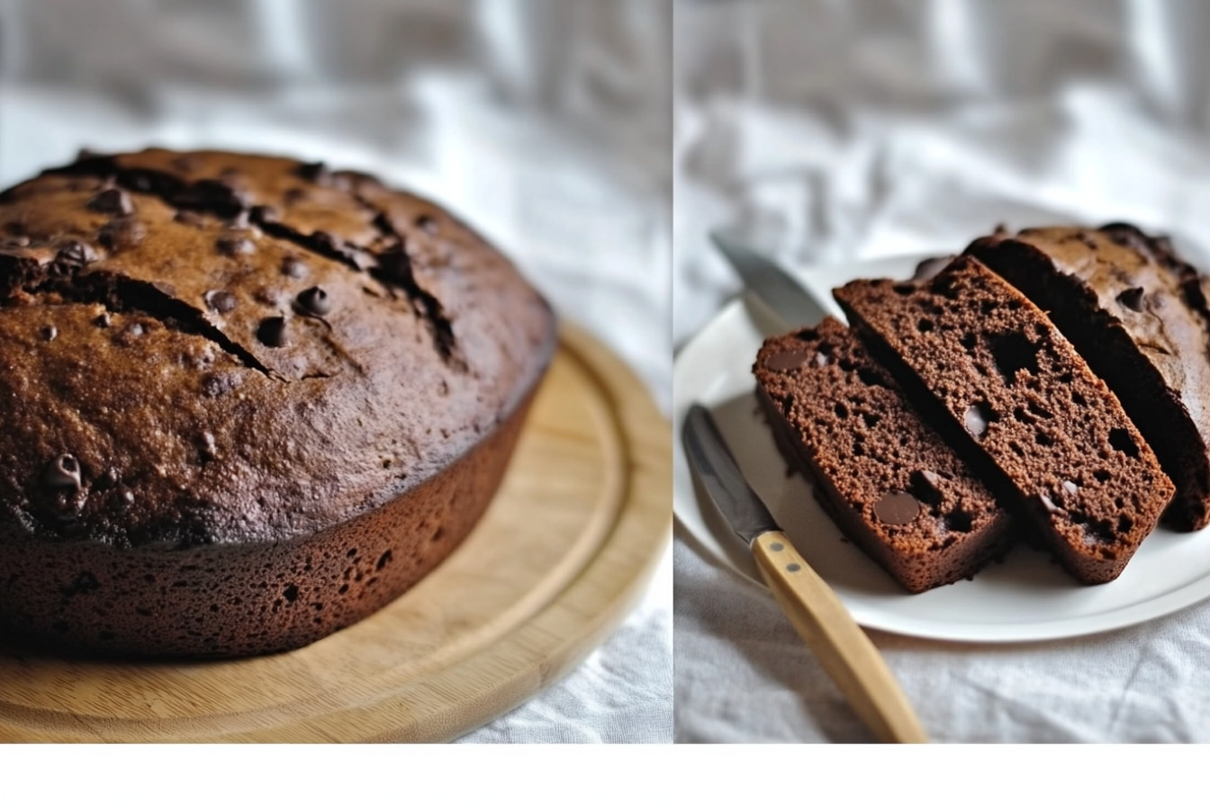 Pan casero con chocolate