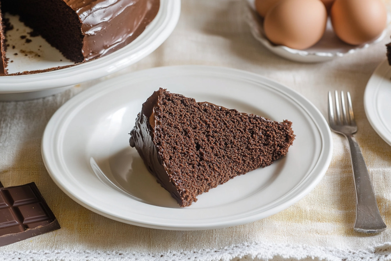Pastel de chocolate esponjoso