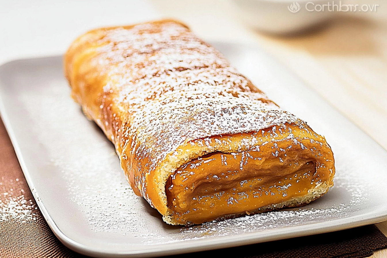 Piononos rellenos de dulce de leche