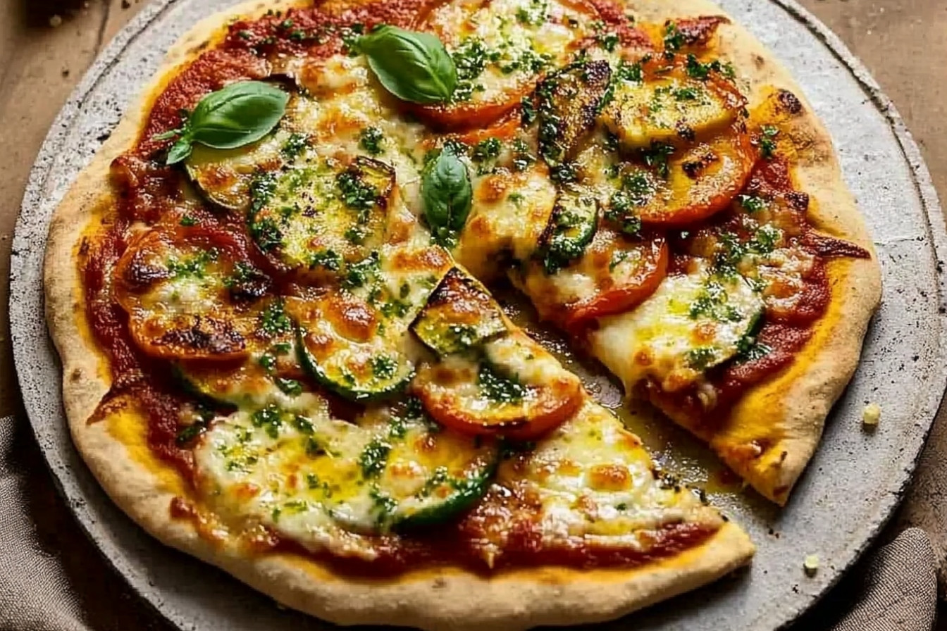Pizza a la parrilla