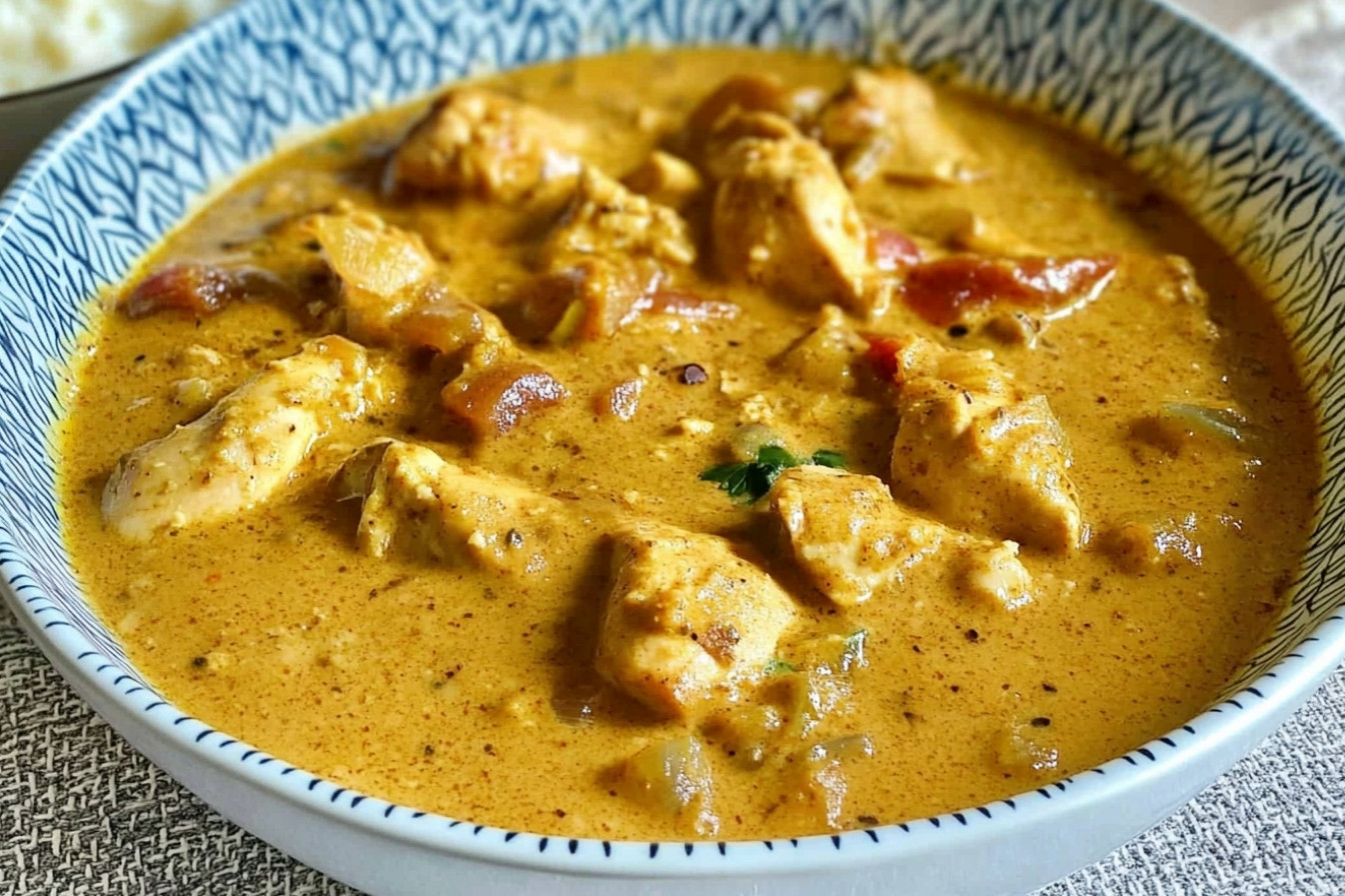 Pollo al estilo indio