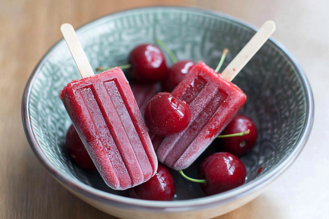 Polos de cerezas picotas