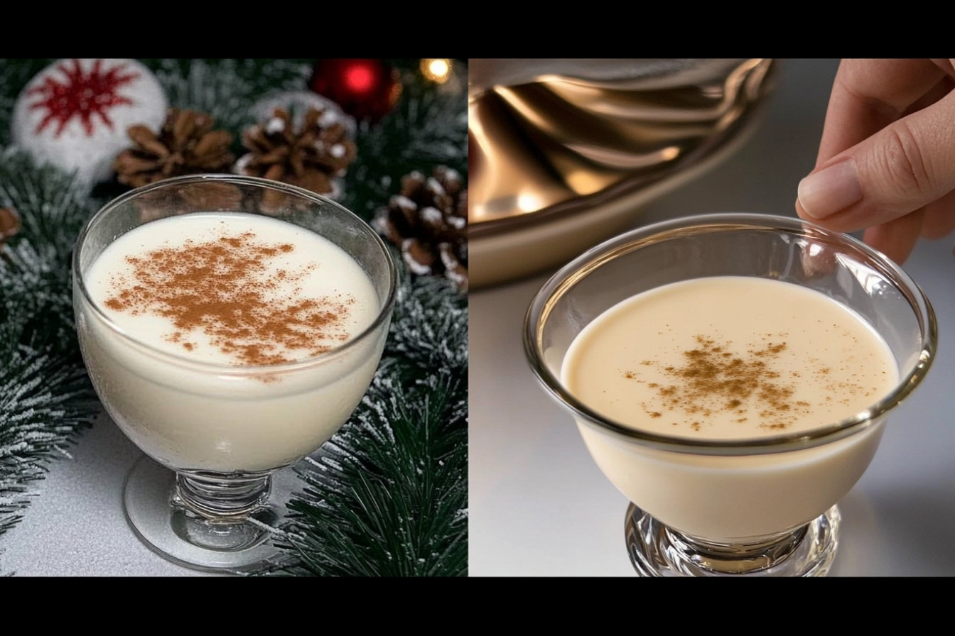 Ponche de huevo navideño